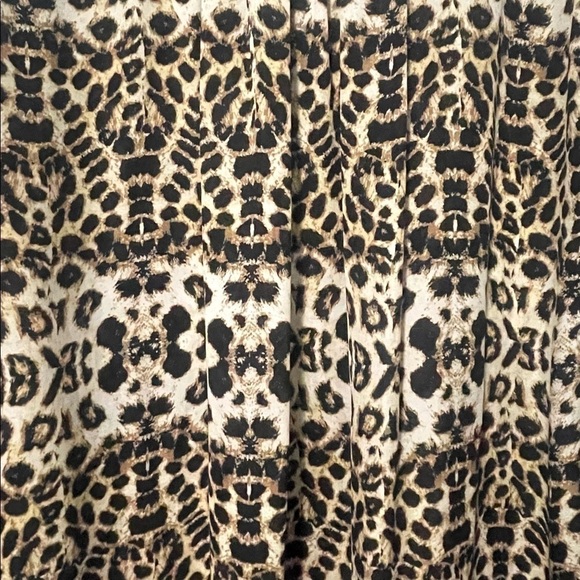 A.L.C. Daisy 100% Silk Animal Print Dress Small Long Sleeve V-Neck Loepard - Picture 9 of 15